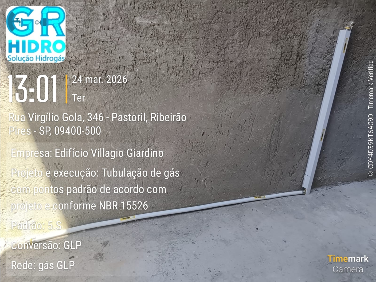 Instalação de Tubulação de Gás